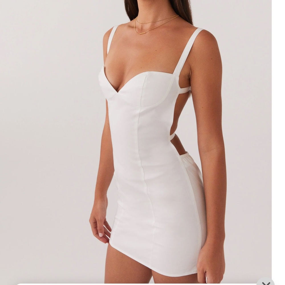 peppermayo naomi backless mini dress NWT